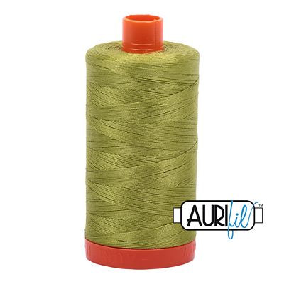 Aurifil Mako Cotton Thread Solid 50wt 1422yds Light Leaf Green