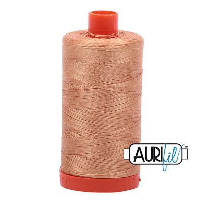 Aurifil Mako Cotton Thread Solid 50wt 1422yds Light Toast