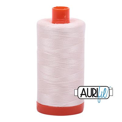 Aurifil Mako Cotton Thread Solid 50wt 1422yds Oyster