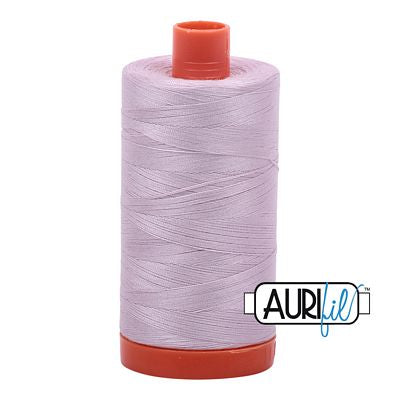 Aurifil Mako Cotton Thread Solid 50wt 1422yds Pale Lilac