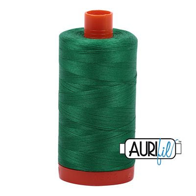 Aurifil Mako Cotton Thread Solid 50wt 1422yds Green