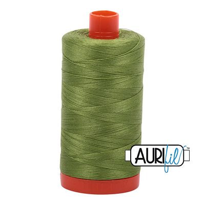Aurifil Mako Cotton Thread Solid 50wt 1422yds Fern Green