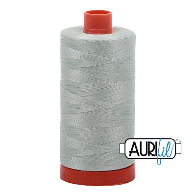Aurifil Mako Cotton Thread Solid 50wt 1422yds Platinum