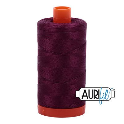 Aurifil Mako Cotton Thread Solid 50wt 1422yds Plum