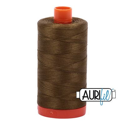 Aurifil Mako Cotton Thread Solid 50wt 1422yds Dark Olive