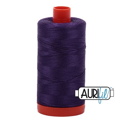 Aurifil Mako Cotton Thread Solid 50wt 1422yds Eggplant
