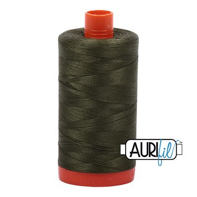 Aurifil Mako Cotton Thread Solid 50wt 1422yds Medium Green