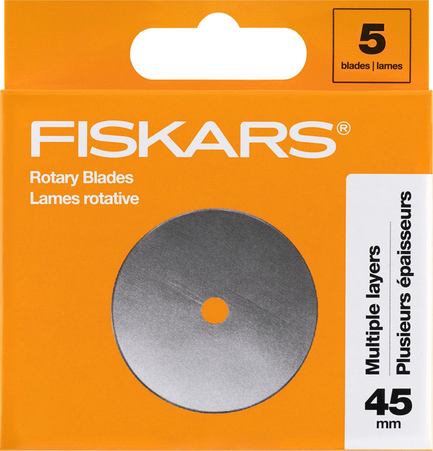 FISKARS 45MM ROTARY BLADES 5CT