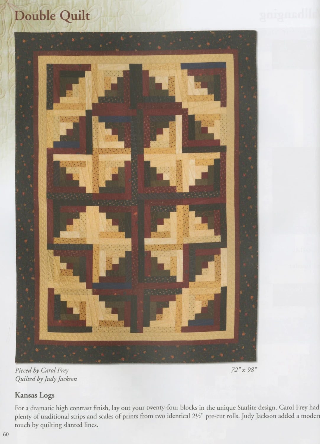 Make a Quilt in a Day Log Cabin Pattern 6th Edition