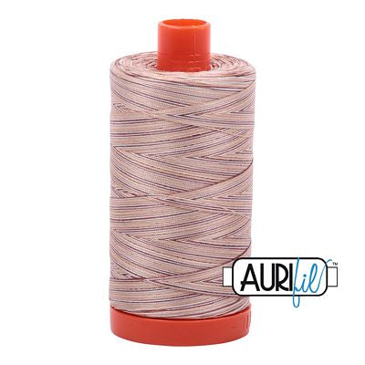 Aurifil Mako Cotton Embroidery Thread 50wt 1422yds Variegated BISCOTTI