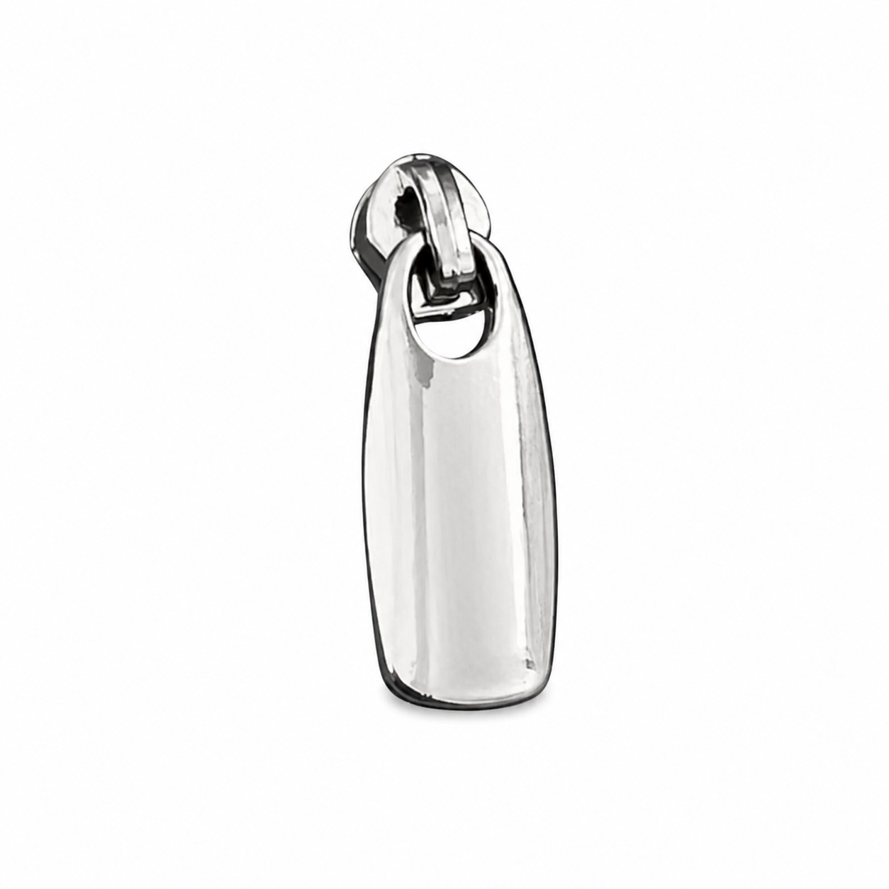 Simply Classic #3 Flap Zipper Pull Silver