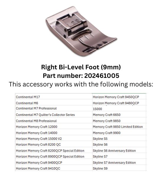 Janome Bi-Level Foot