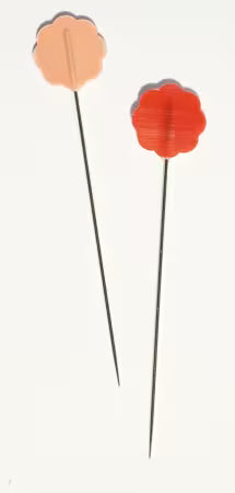 Flower Head Pin Size 32 - 2in 20ct 2 Colors
