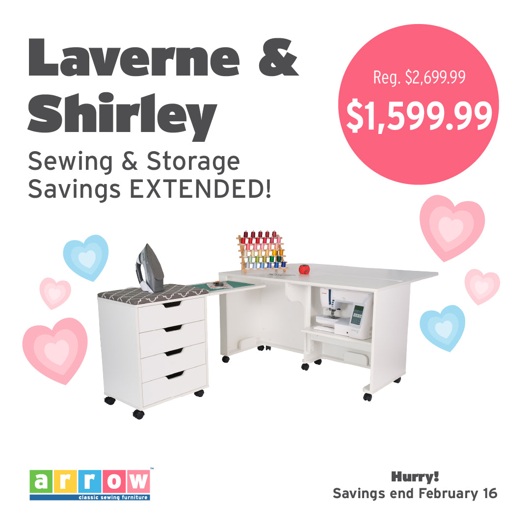 Laverne & Shirley Sewing Cabinet