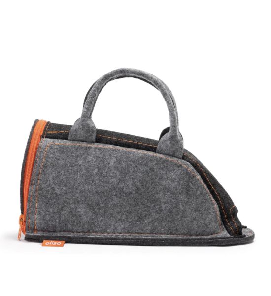 Carry Bag for Travel Irons – Orange and Gray