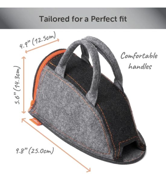 Carry Bag for Travel Irons – Orange and Gray