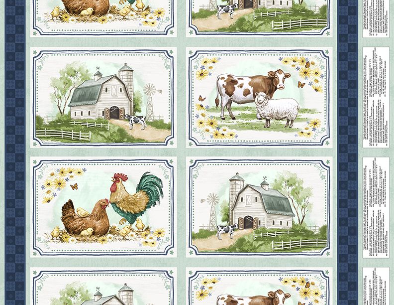 Friendly Farmstead Placemat Panel
