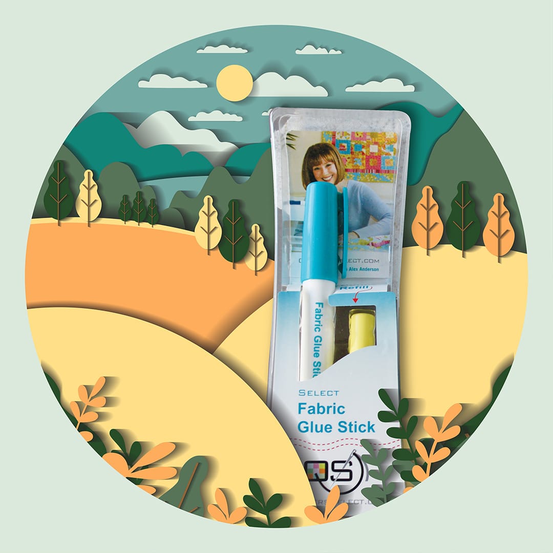 Quilters Select Fabric Glue Stick