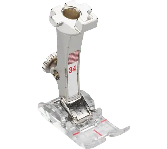 #34 Reverse-Pattern Foot with Clear Sole (5.5)