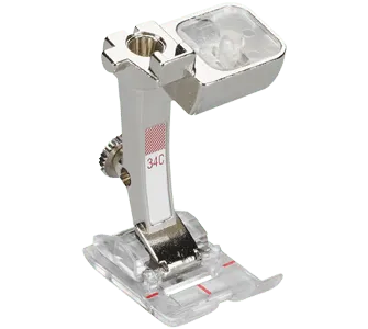 #34C Reverse-Pattern Foot with Clear Sole 9mm