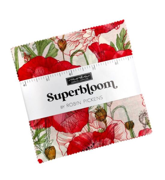 Superbloom Charm Pack by Robin Pickens for Moda – 5" Precut Fabric Squares