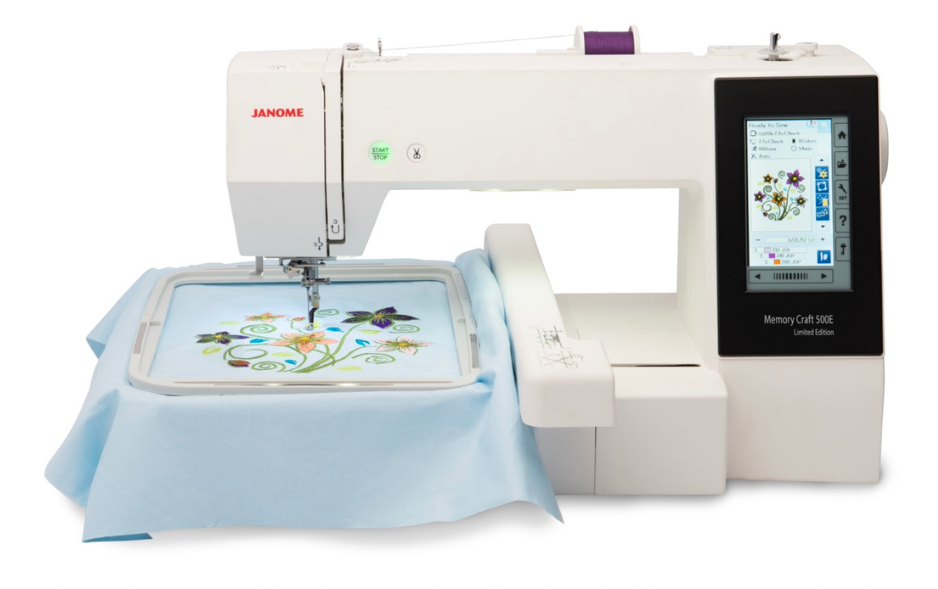Janome Memory Craft 500E Limited Edition