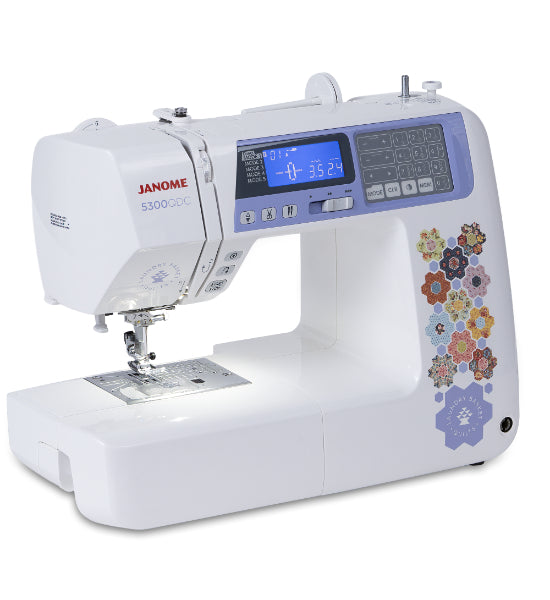 Janome 5300QDC Laundry Basket Quilts Sewing & Quilting Machine