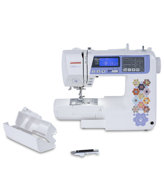 Janome 5300QDC Laundry Basket Quilts Sewing & Quilting Machine