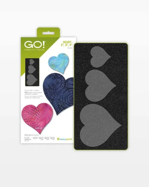 GO! Heart-2", 3", 4" Die