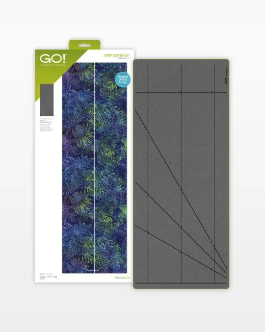 GO! Strip Cutter-3 1/2" (3" Finished) 2 Strips with Angled Guidelines Die