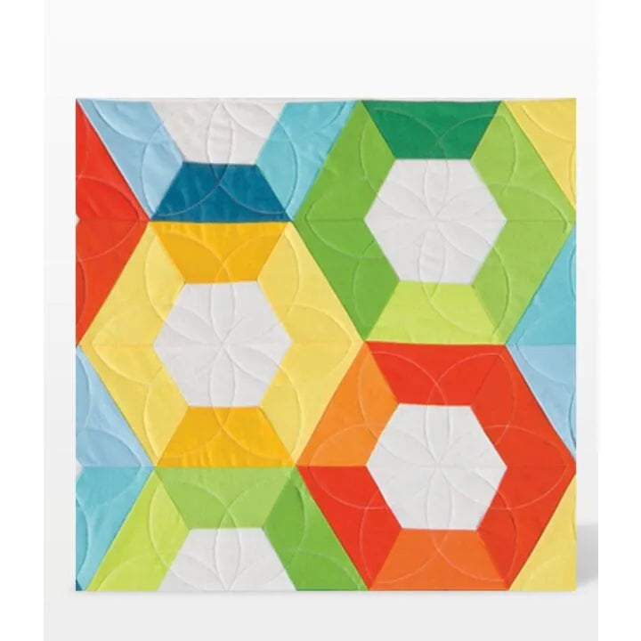 GO! Half Hexagon-1", 1 1/2", 2 1/2" Sides
