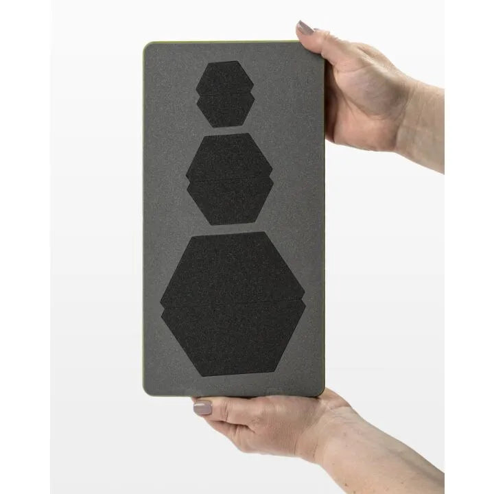 GO! Half Hexagon-1", 1 1/2", 2 1/2" Sides