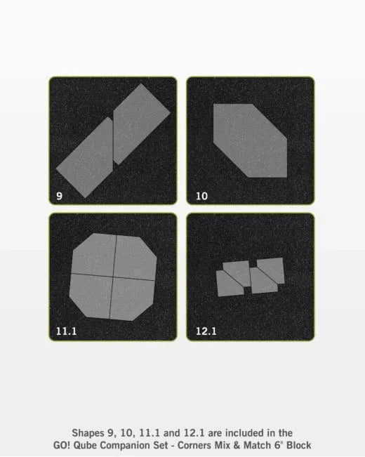 GO! Qube 6" Companion Set-Corners