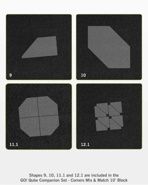 GO! Qube 10" Companion Set-Corners