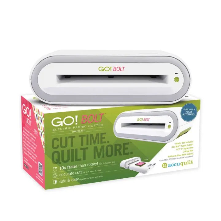 AccuQuilt GO! BOLT™ Electric Fabric Cutter Starter Set