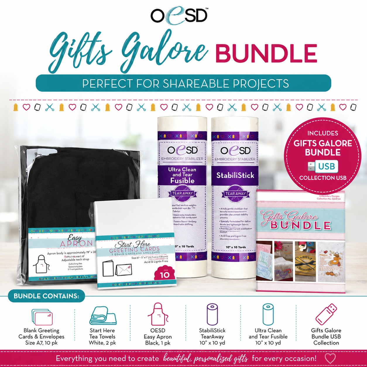 OESD Gifts Galore Bundle for Shareable Projects