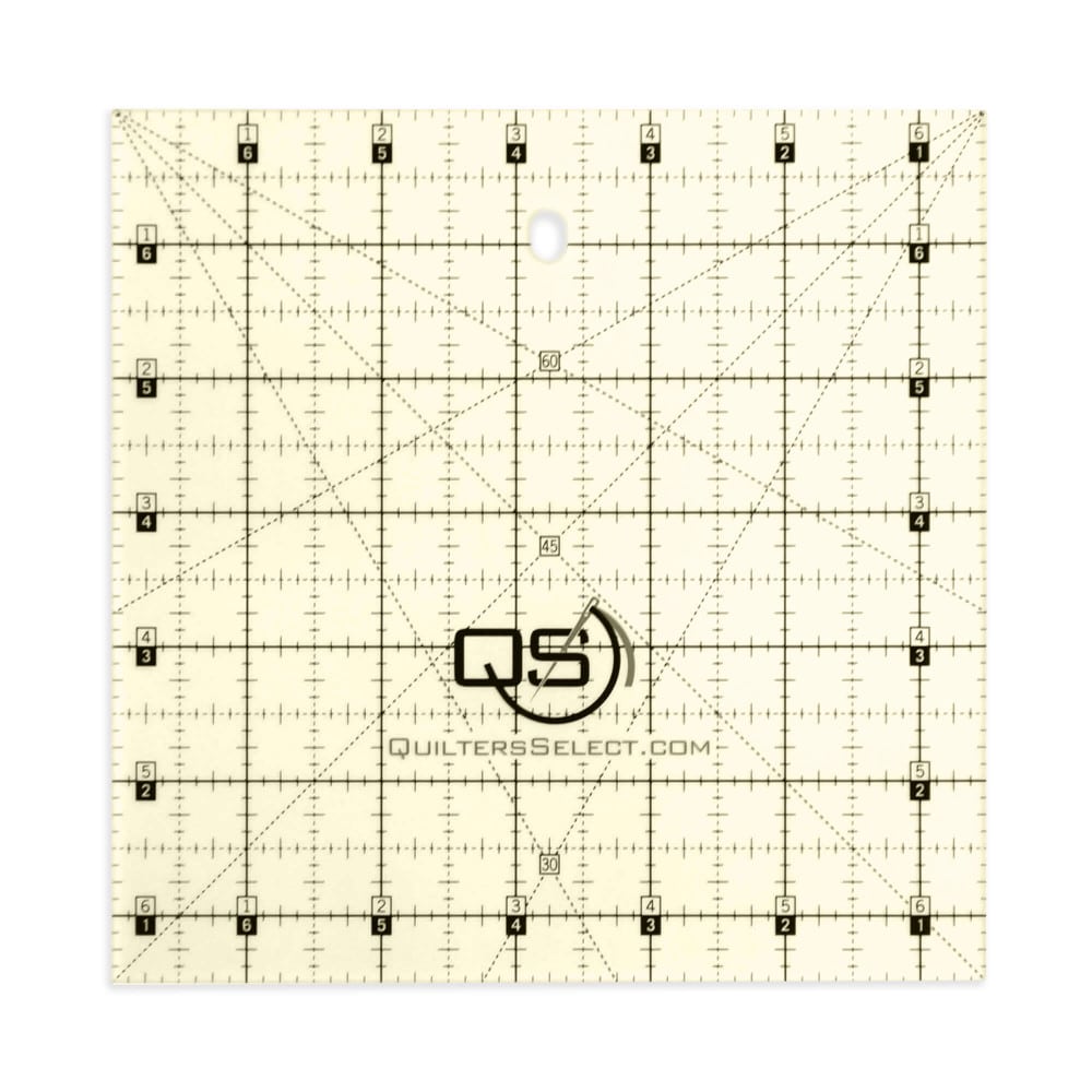 Non-Slip Ruler 6-1/2in x 6-1/2in