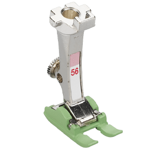 #56 Open Embroidery Foot Non-Stick Sole