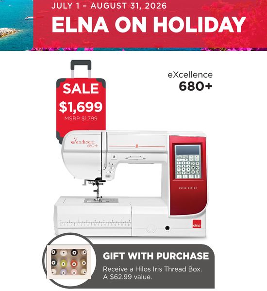 Elna eXcellence 680+ Computerized Sewing Machine