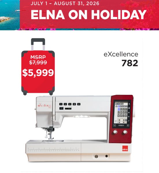 Elna Excellence 782 Advanced Computerized Sewing Machine