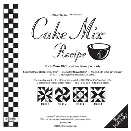 Cake Mix Recipe #4 – Miss Rosie's Quilt Co. #CM4