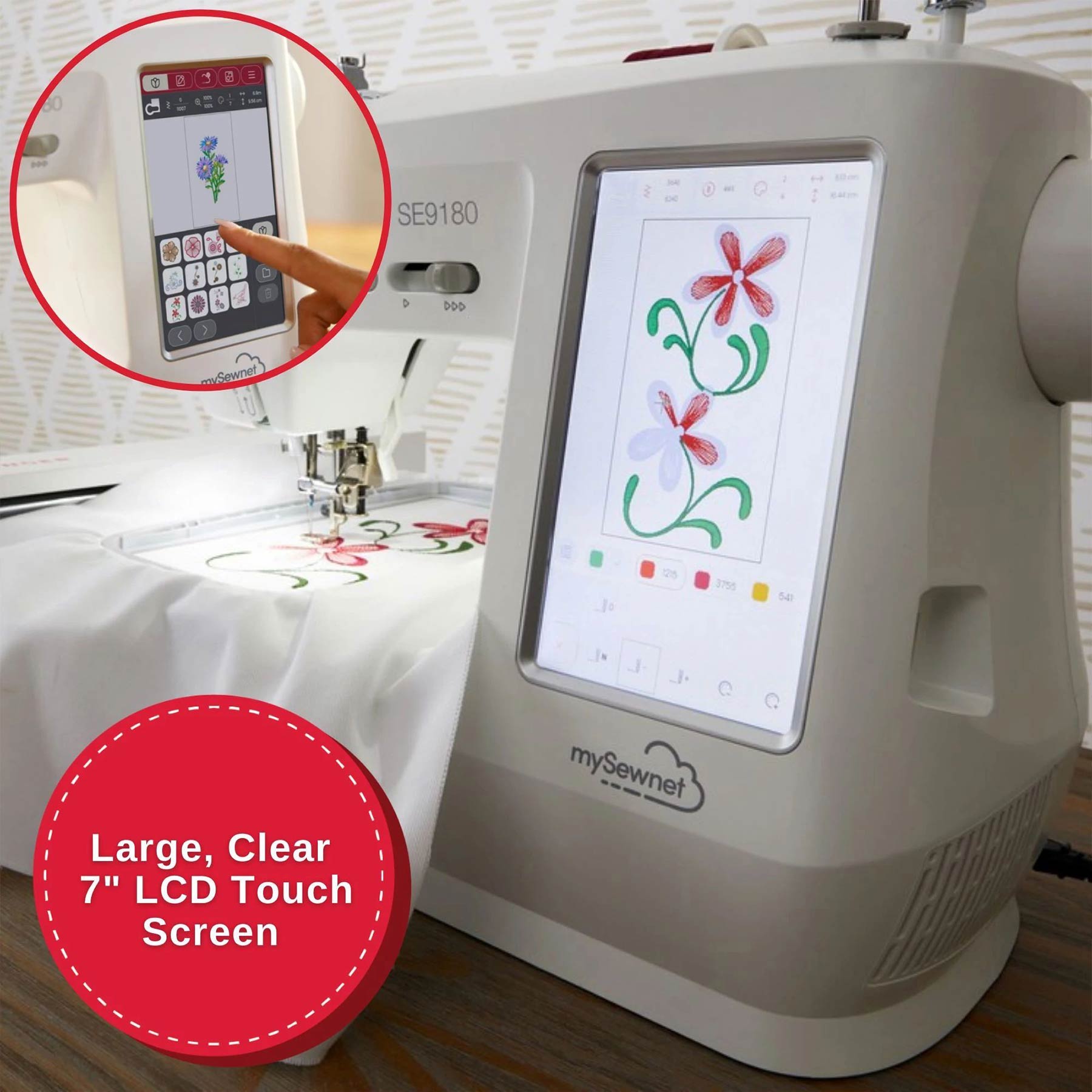 SINGER® SE9180 Sewing & Embroidery Machine