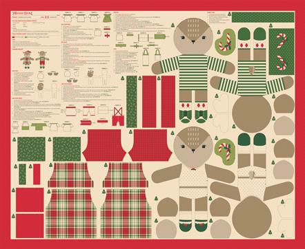 Holiday Cheer Panel 1yd