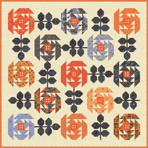 Pasadena Roses Quilt Pattern
