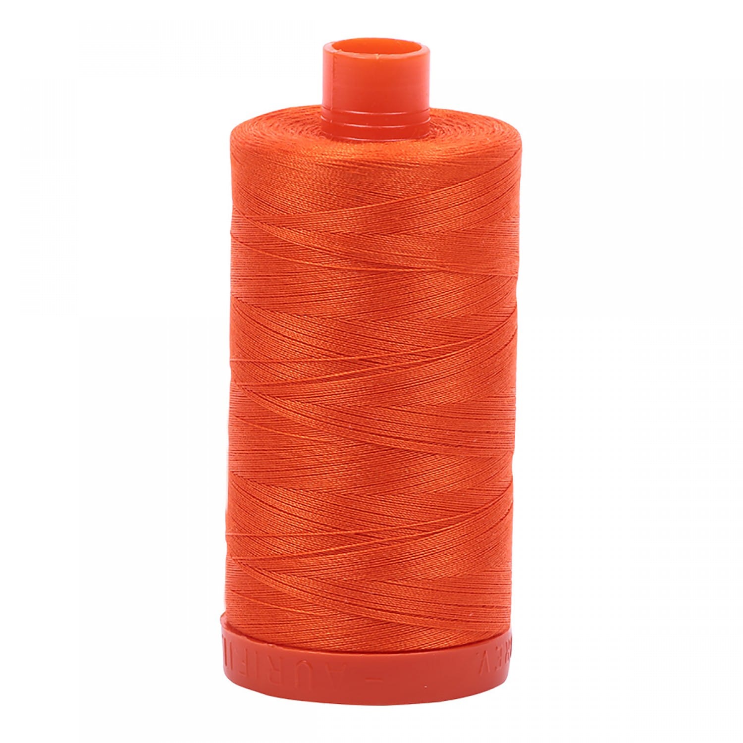 Aurifil Mako Cotton Thread Solid 50wt 1422yds Neon Orange