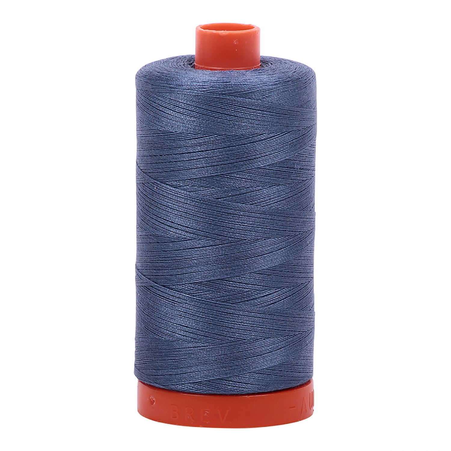 Aurifil Mako Cotton Thread Solid 50wt 1422yds Dark Grey Blue