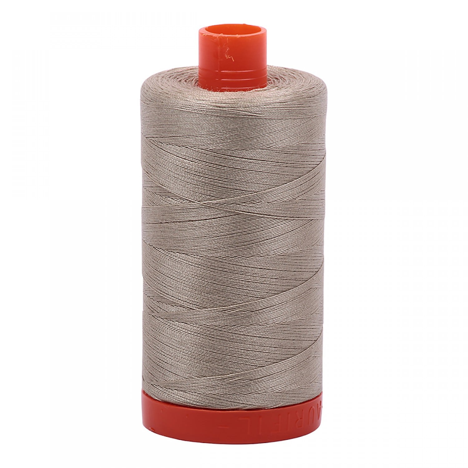 Aurifil Mako Cotton Thread Solid 50wt 1422yds Stone