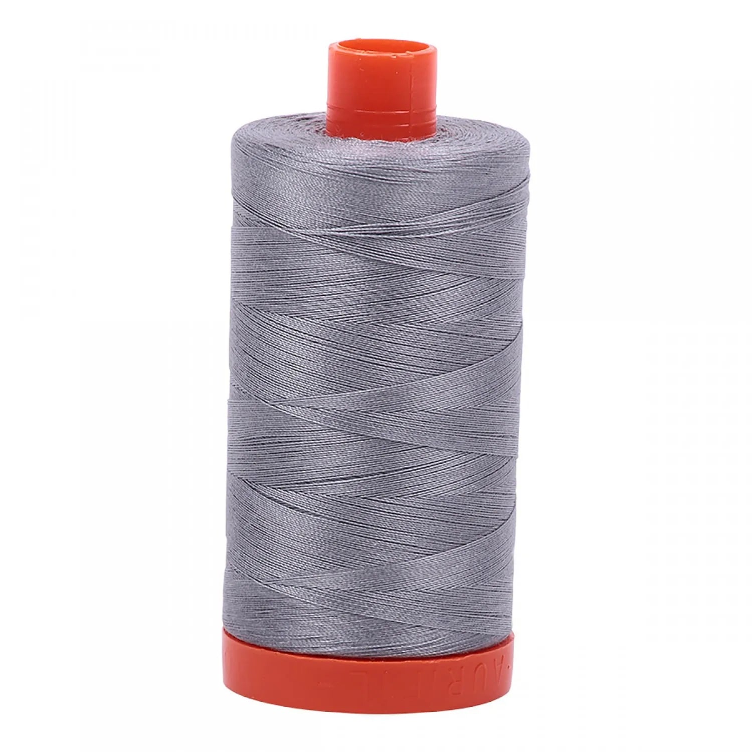 Aurifil Mako Cotton Thread Solid 50wt 1422yds Grey