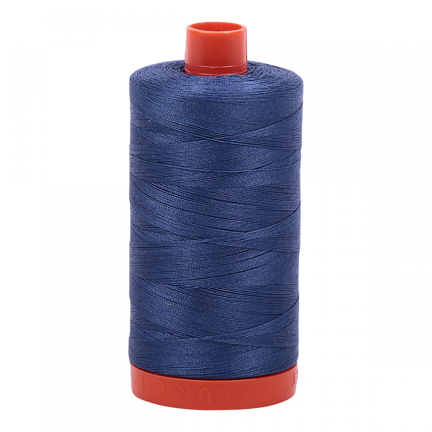 Aurifil Mako Cotton Thread Solid 50wt 1422yds Steel Blue
