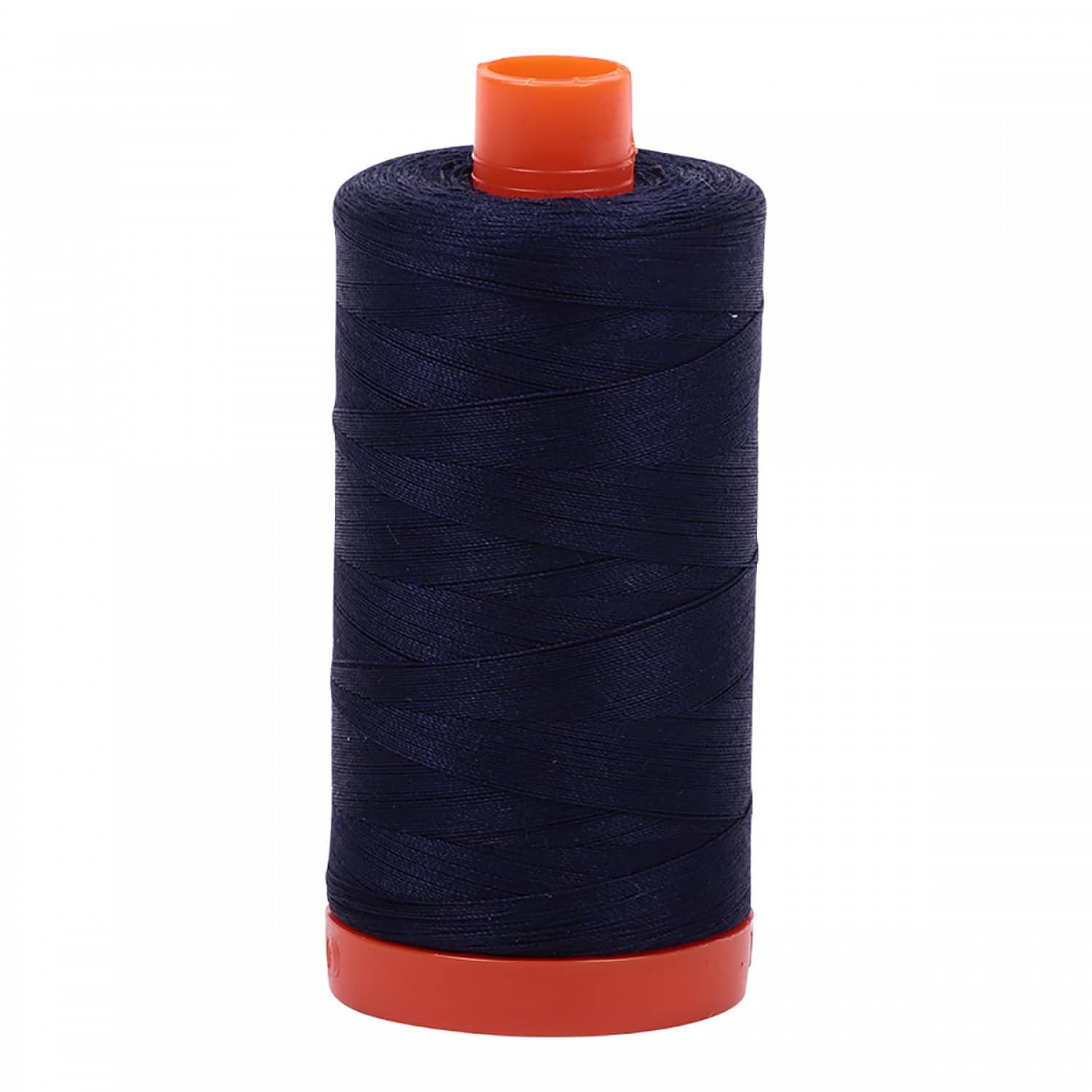 Aurifil Mako Cotton Thread Solid 50wt 1422yds Very Dark Navy